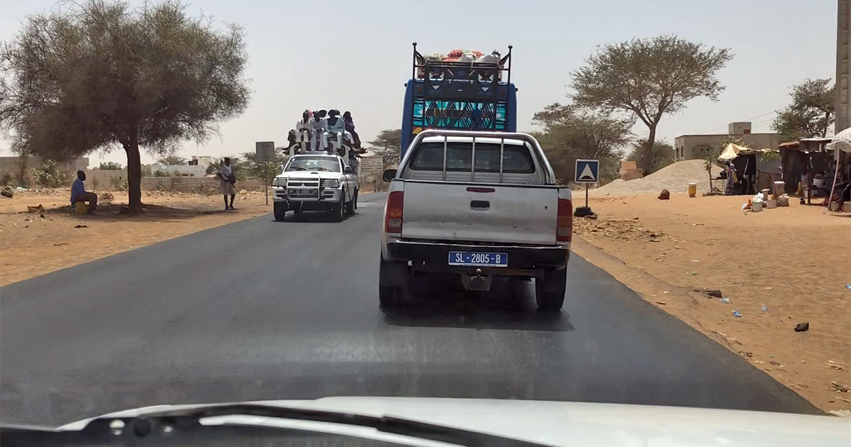 Narrow highway