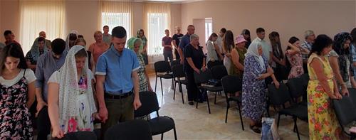 church service in ukraine