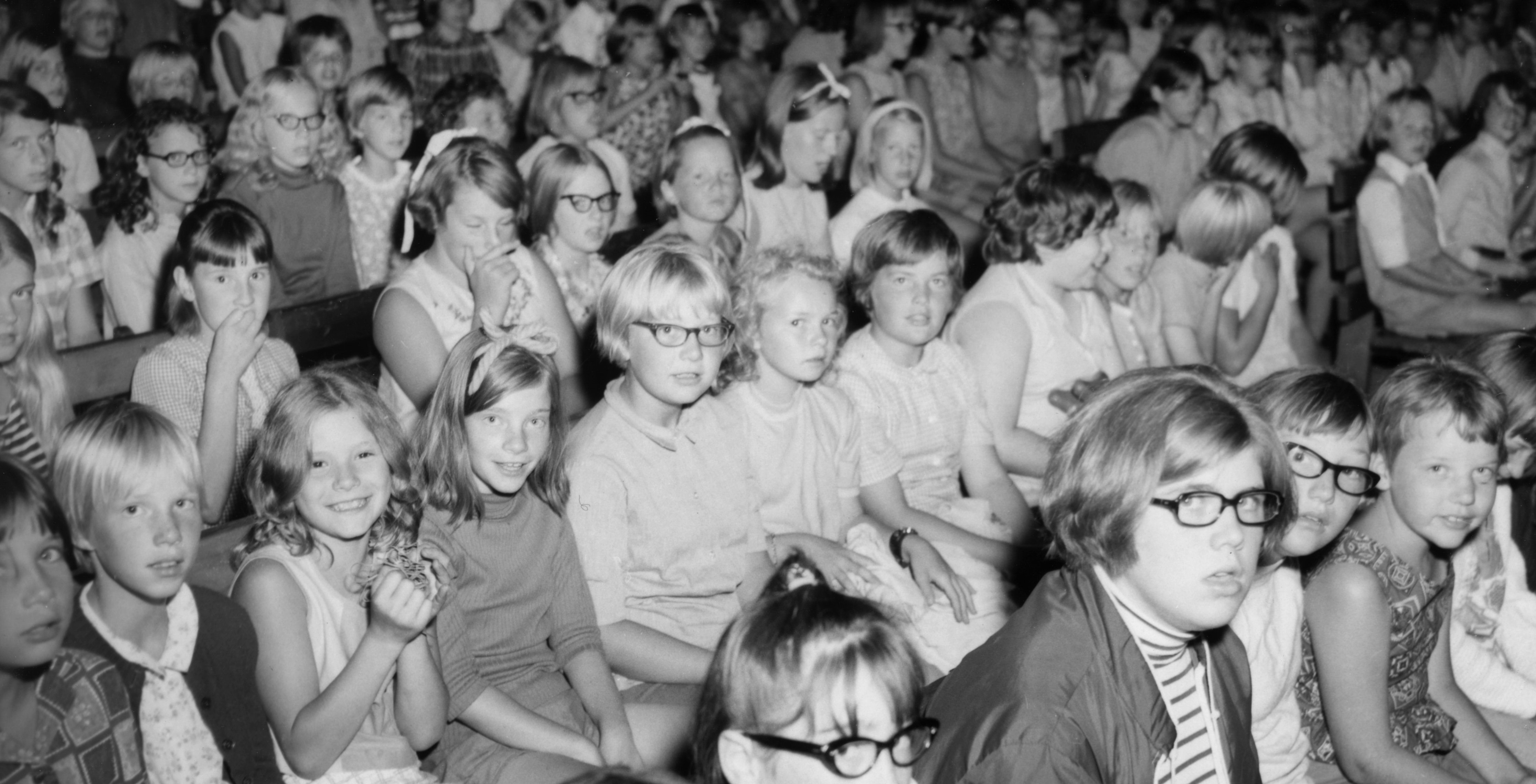 Girls Inside Chapel